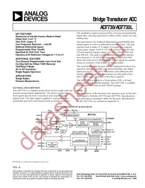 AD7730BRZ-REEL7 datasheet  